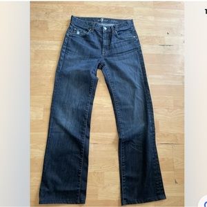 7 FOR ALL MANKIND austyn Jean Size 29 Women Dark Wash Blue Casual R16